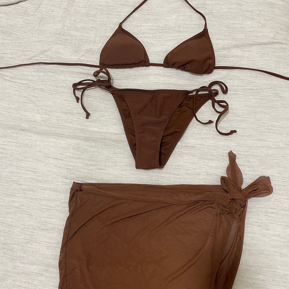 Cabana del sol 3 piece bathing suit